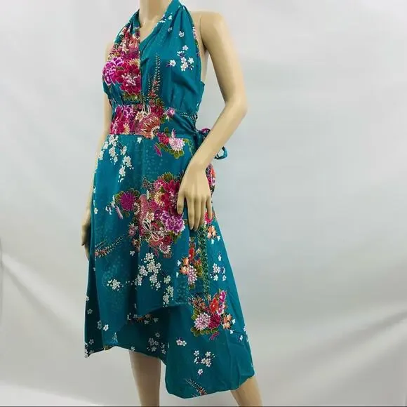 Antoine Akoplan Paris Halter Wrap Dress - Picture 4 of 11